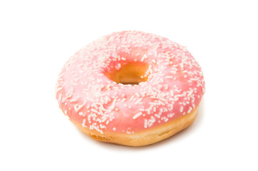 pink donut glaze