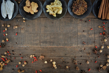 Set of spices chinese ingredients 3