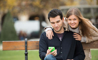 couple in park