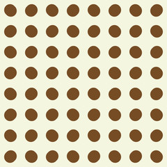 Seamless pattern, vintage style. Abstract geometric background with dots. Vector pattern for wrapping, textile, carpet, paper or other printing products