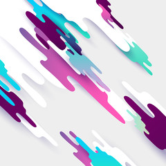 Abstract colorful background with wavy elements