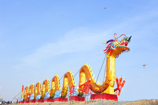 The Chinese dragon lantern