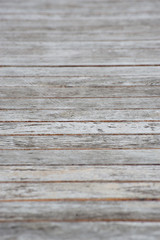 Wooden plank walkway.