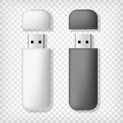 Two usb memory sticks mockup