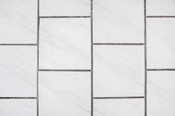 white floor tiles with joint