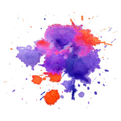 Abstract watercolor colorful gradient background.