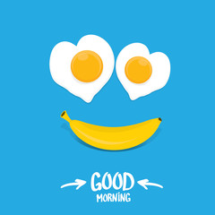 vector good morning funny concept vector