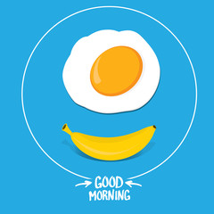 vector good morning funny concept vector