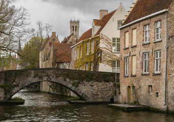 Fototapeta na wymiar Brugge the romantic city