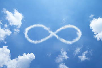 Infinity clouds shape.