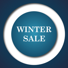 Winter sale icon