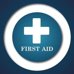 Obraz premium First aid icon