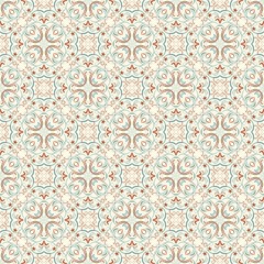 Fine oriental patterns in natural soft colors. Seamless oriental patterns. Filigree geometric patterns. Morocco ancient patterns. Vector small oriental vintage patterns.