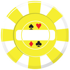 Playing casino chips