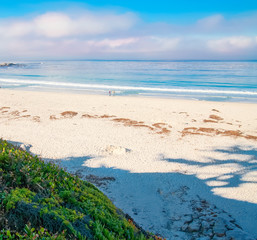 Blue Ocean landscape with white sand