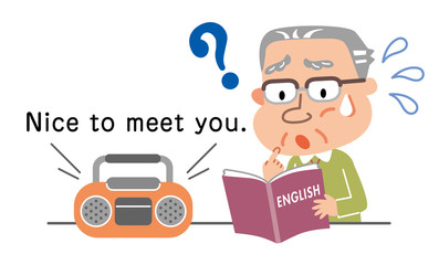 高齢者　男性　英語