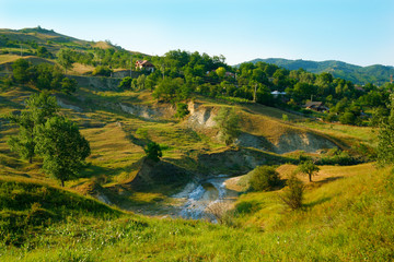Obraz premium landscape from romanian countryside