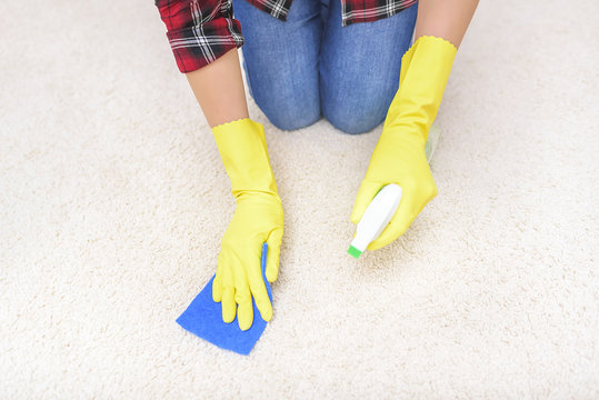 Carpet Cleaning Spray.