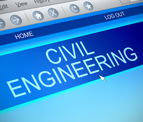 Civil engineering concept.
