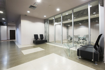 Interior of a modern meeting room