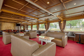 Fototapeta premium Interior of a cruise boat