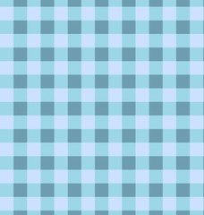 Seamless blue plaid pattern