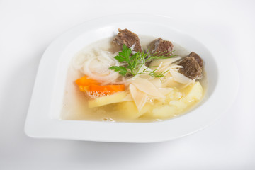Central asian traditional soup