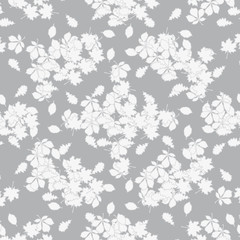 Autumn pattern of leaves.