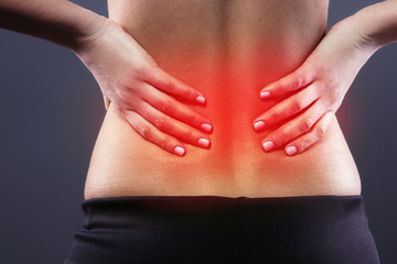 Fototapeta premium Creative concept for body pain