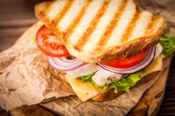 Grilled chicken sandwich