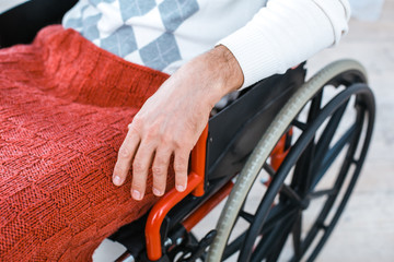 Obraz premium Concept for man on wheelchair