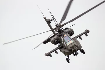 Deurstickers Helikopter aanvalshelikopter