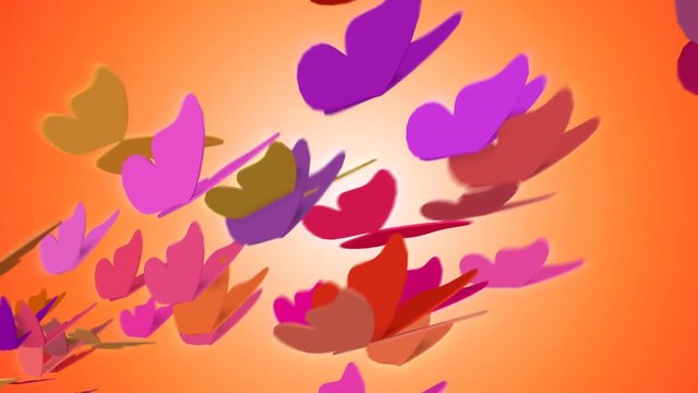 Butterflies - Computer animation