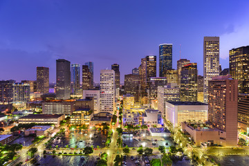Fototapeta na wymiar Houston Texas Skyline