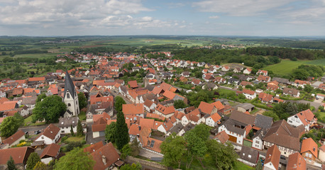 Obraz premium historic town muenzenberg hessen germany