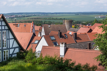 historic town muenzenberg hessen germany