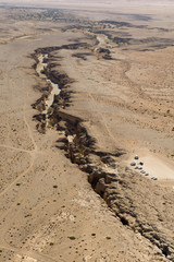 Airwiev of the dunes of Sossusvlei, Namibia