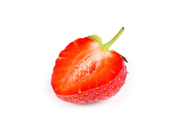 Ripe fresh strawberry