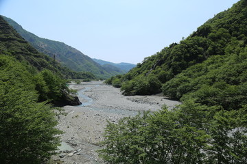 松木渓谷の清流 / 栃木県の足尾の松木渓谷に流れる清流を撮影しました。
