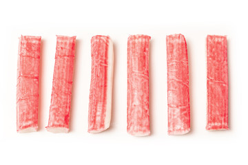 Fish sticks or crab sticks,