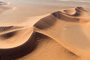 Airwiev of the dunes of Sossusvlei, Namibia