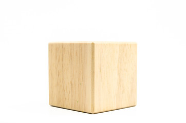 wooden cube block - 113325489