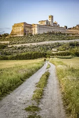 Deurstickers Assisi in Italië Umbrië © magann