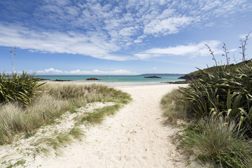 Der Shell Beach auf der Kanalinsel Herm, UK
