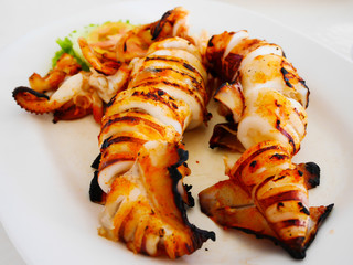 Squid grilled