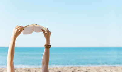 Reading on Beach