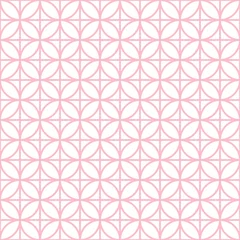 Retro nahtlose Kreis/Blume kreuzt Muster Rose © Jan Engel