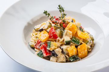 Italian Pasta with vegetables