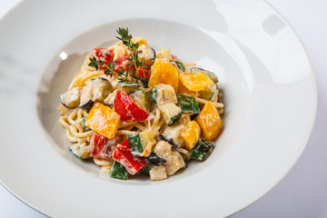 Italian Pasta with vegetables