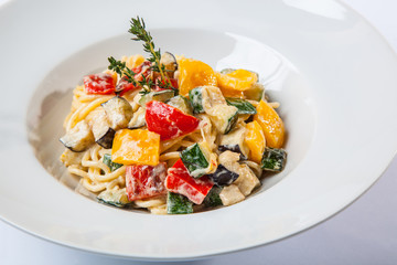 Italian Pasta with vegetables
